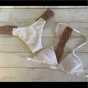 White SHEIN Bikini, NEW, Size Medium